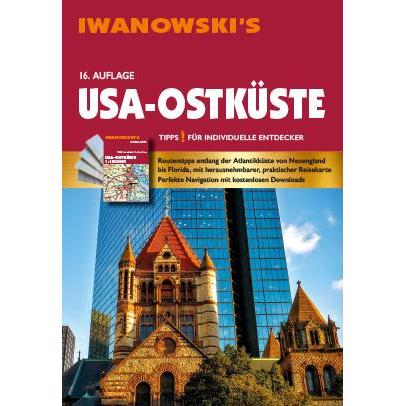 Brinke:USA Ostküste - Reiseführer von I, Landkarte