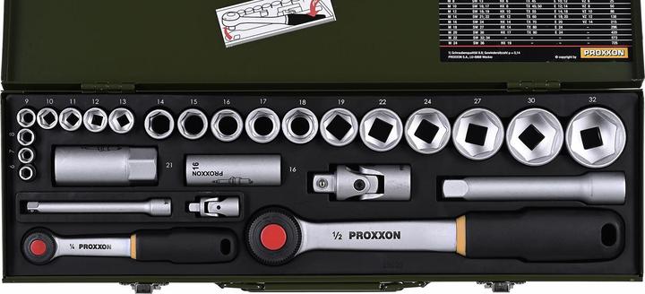 Actual product image Proxxon Socket wrench set (1/2")