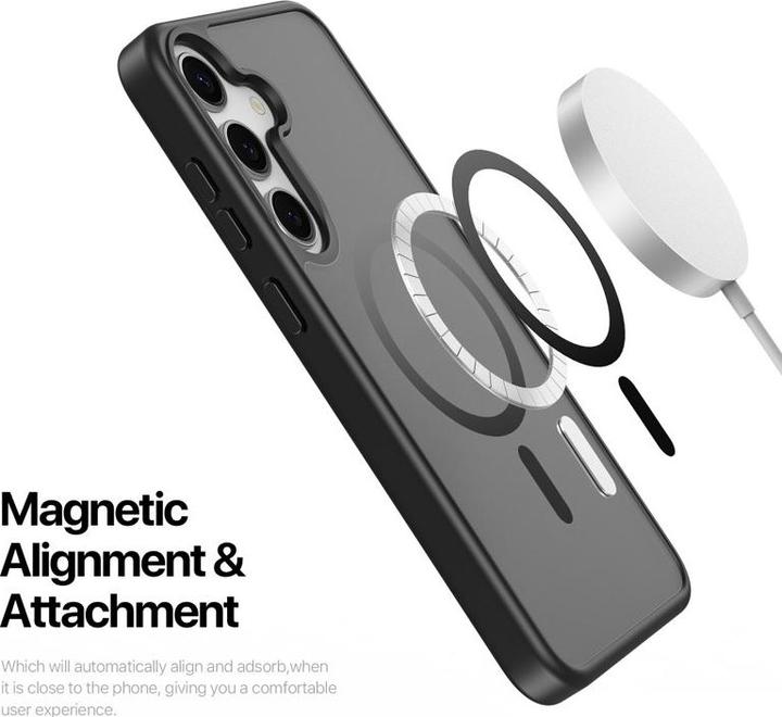 Actual product image Samsung Galaxy S25 Plus - Ducis Yind Series mit Magsafe in schwarz (Samsung Galaxy S25+)