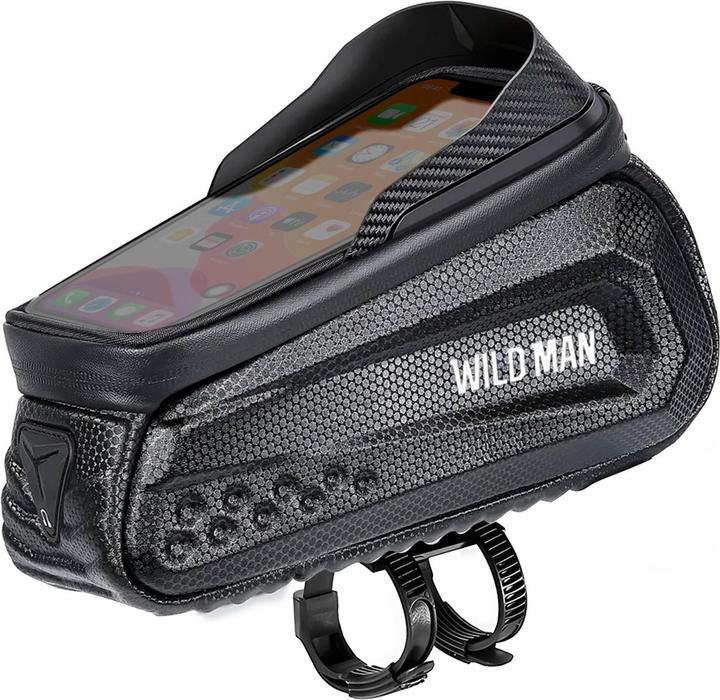 Immagine prodotto Wildman Borsa da bici E10S, volume totale 1L (1 l, Borsa manubrio)