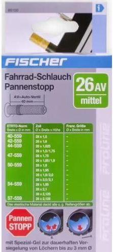 Actual product image Fischer Fahrrad-Schlauch (Schrader (AV), 26", 35 mm)