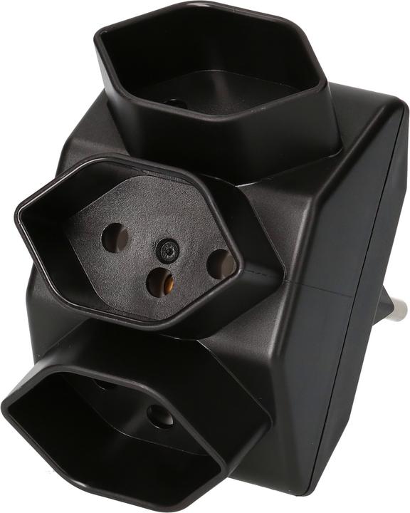 Max Hauri Abzweigstecker (Typ 13, 3 x)