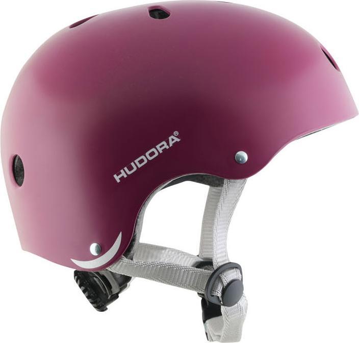 Actual product image Hudora Skate Helmet - Berry M (56-60) (56 - 60 cm)
