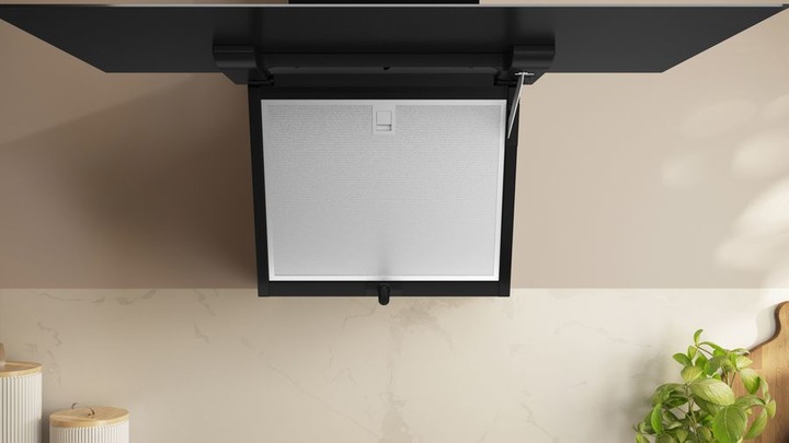 Image du produit Neff N 50, lavabo mural, 80 cm, verre clair imprimé noir, D85IFN1S0 (Hotte murale)