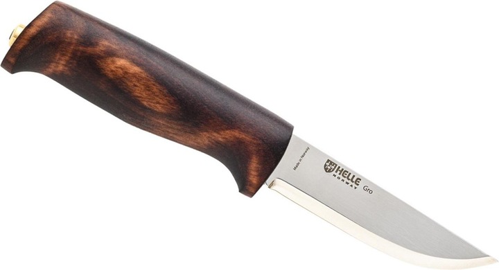 Immagine prodotto Helle Coltello da cintura GRO, acciaio Sandvik 12C27, inossidabile, manico in legno di betulla, fodero in (9.30 cm)