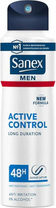 Sanex Men Active Control 48h Deodorant Spray 200ml (Spray, 200 ml)