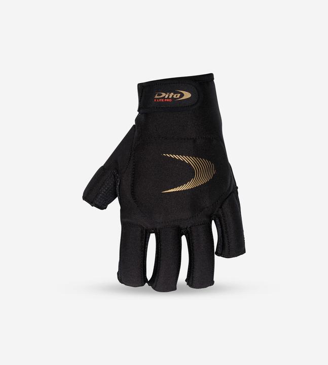 Produktbild Dita Hockeyhandschuh Jugendliche/Erwachsene mittlere/hohe Intensität Xlite Pro 2-Fingerglied schwarz (XS)