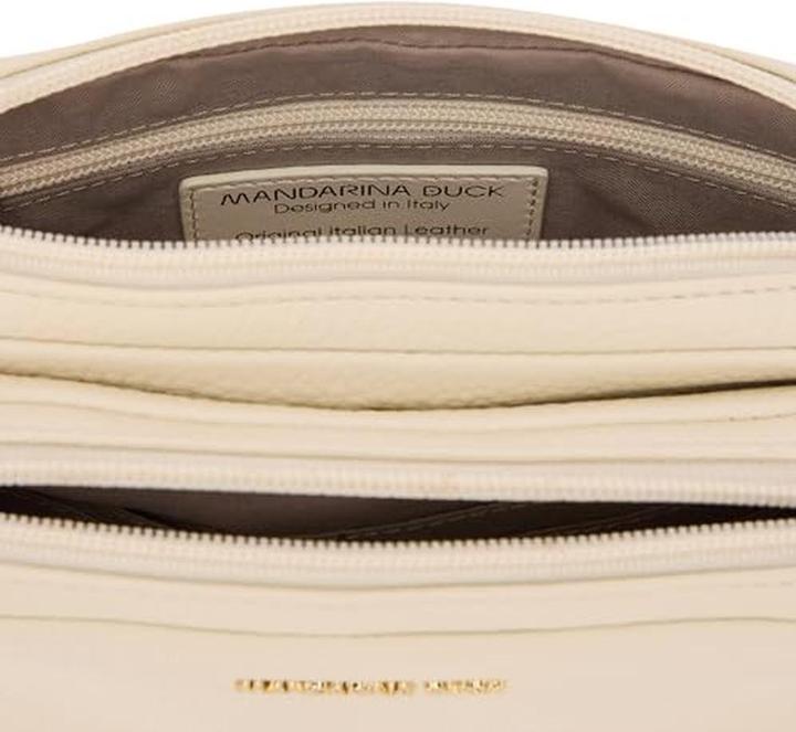 Actual product image Mandarina Duck Mellow Leather Crossbody Camera Bag