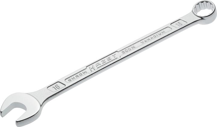 Produktbild HAZET Ring-Maulschlüssel 600N-16 ∙ Aussen Doppel-Sechskant-Tractionsprofil ∙ 16 mm (16 mm)