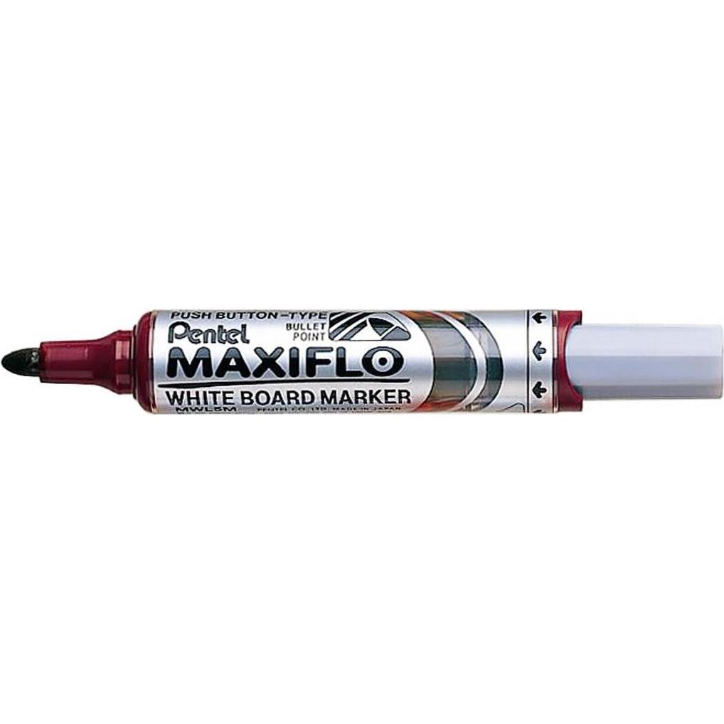Pentel, Marker, MAXIFLO - Whiteboardmarker runde Spitze (Braun, 3 mm, 1 x)