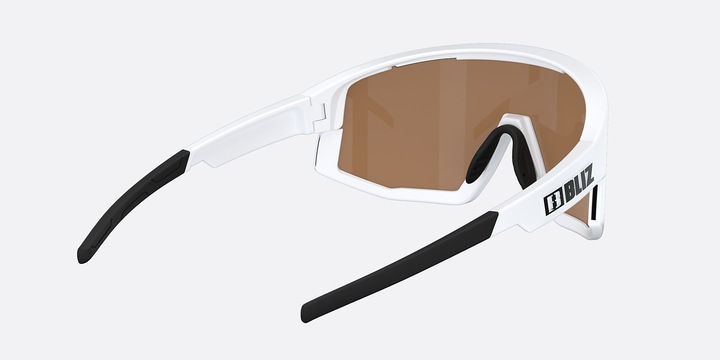 Actual product image Bliz Fusion Small Nano Optics Nordic (white-coral-orange, CAT.1-3, white-coral-orange)