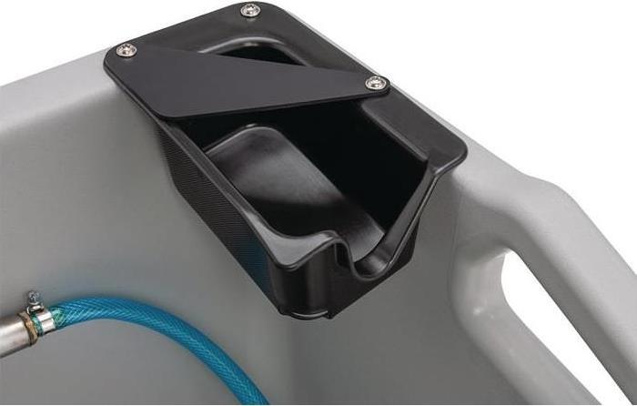 Actual product image Cemo Premium boot cleaner with collection tray