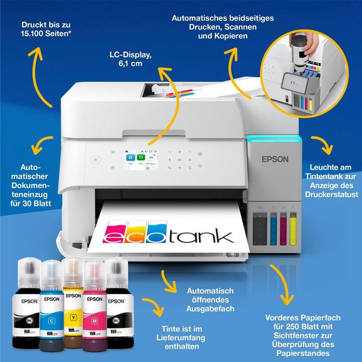 Actual product image Epson EcoTank ET-3956 (Colour)