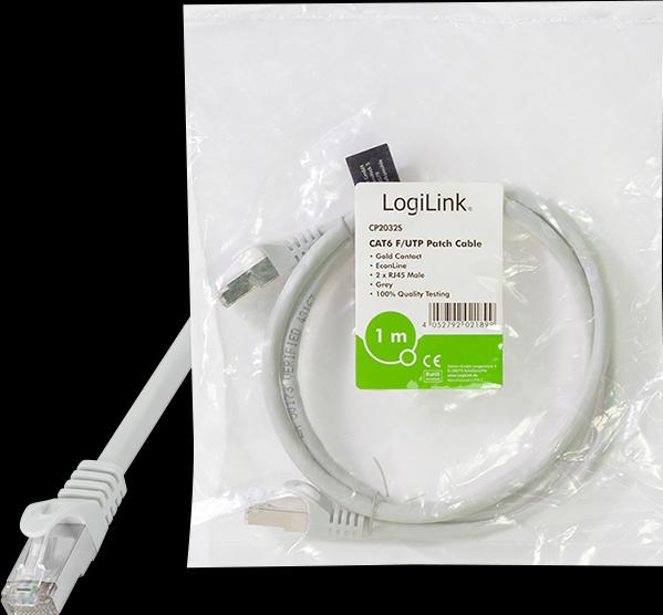Actual product image LogiLink Network cable (F/UTP, CAT6, 2 m)