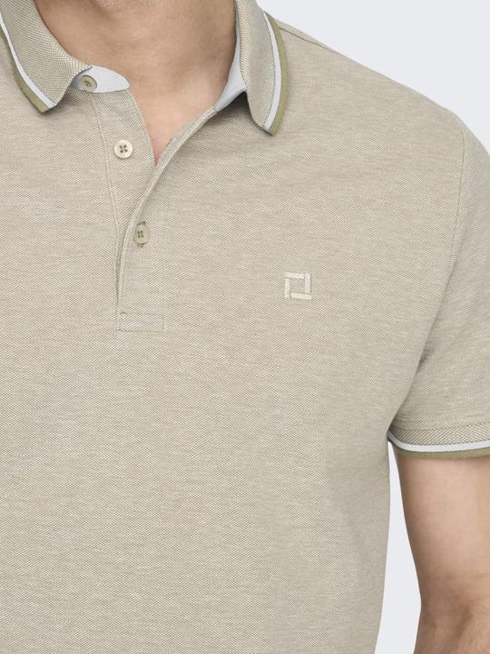 Produktbild Only & Sons Normal geschnitten Polokragen Poloshirt Polo (L)