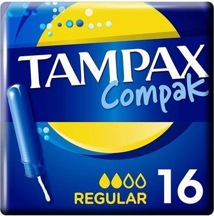Produktbild Tampax Compak Regular Tampons with Applicator 16 Pieces (16 x, Normal)
