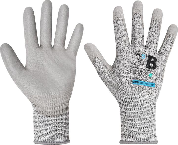 Actual product image Hi5 13G Cut-resistant gloves with PU palm coating Level B (8)
