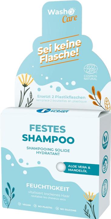Produktbild Washo Festes Shampoo Feuchtigkeit (200 ml, Festes Shampoo)