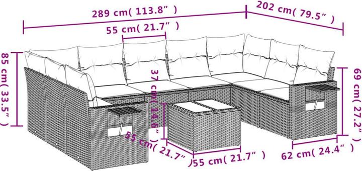 Produktbild vidaXL Nili