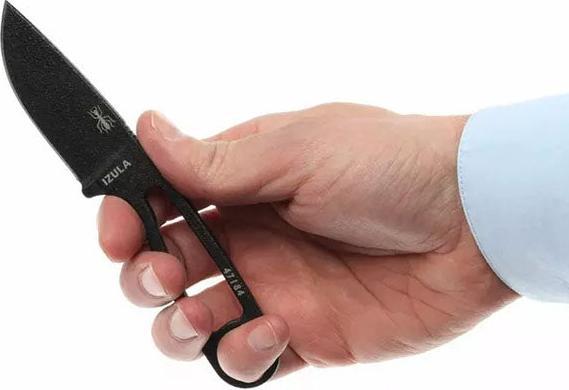 Produktbild Esee Neck-Knive IZULA, Glattschliff, black (6.70 cm)
