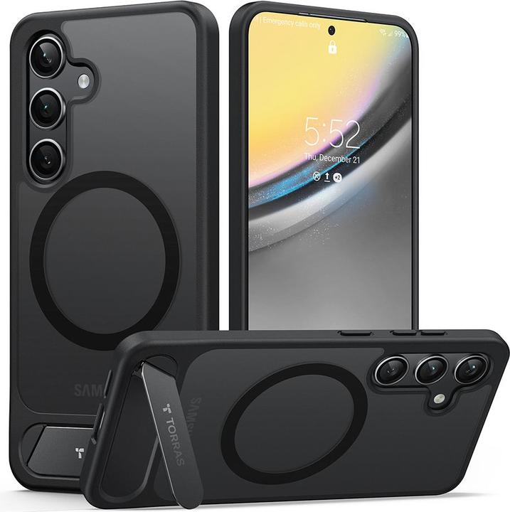 Actual product image Torras UPRO Pstand protective cover - Black (Samsung Galaxy S24)