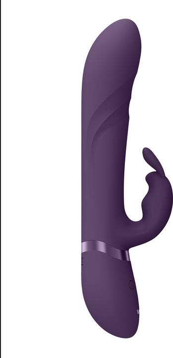 Actual product image Shots Vibrating and Rotating Wiggle G-Spot Rabbit - Pink