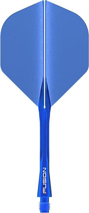 Actual product image Winmau Fusion Flyshaft Azure Blue, medium