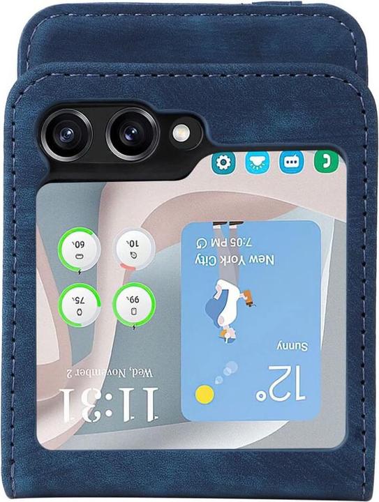 Produktbild Cover-Discount Galaxy Z Flip6 - Pratkische Hülle mit Kartenfächern (Samsung Galaxy Z Flip6)