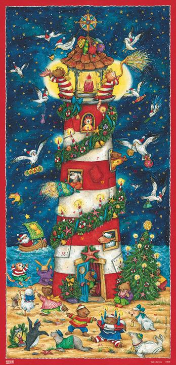Actual product image Advent calendar 'Christmas at the lighthouse'