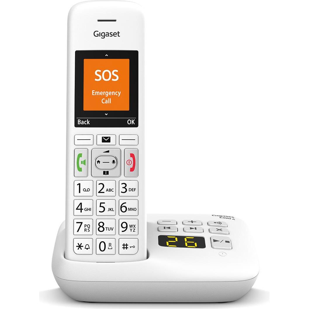 Gigaset E390A, Telefon, Weiss