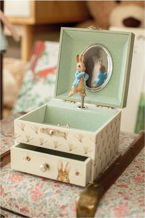 Image du produit Trousselier Boîte à musique avec tiroir Pierre Lapin
