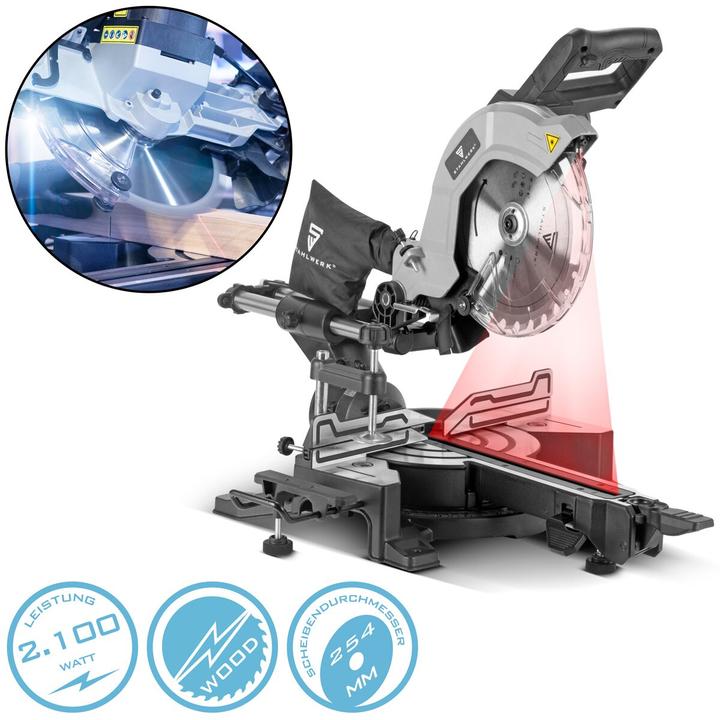 Produktbild Stahlwerk Kappsäge CPM-254 ST Gehrungssäge, Kreissäge mit 2.100 W Leistung