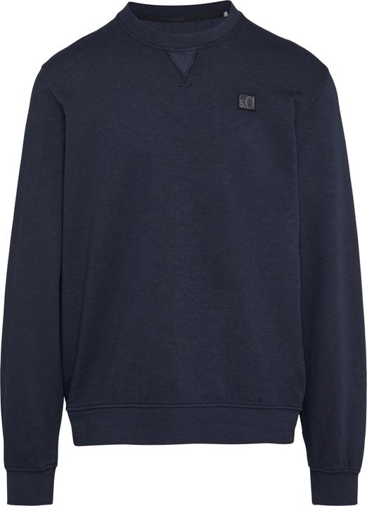 Actual product image S.Oliver Sweatshirt Sweatshirt mit Garment Dye und Logo-Detail (S)