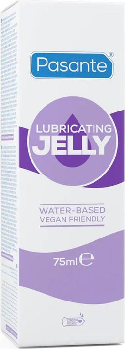 Actual product image Pasante Lubricating Jelly" 75ml vegan water-based lubricant - recommended for vaginal dryness. (75 ml)