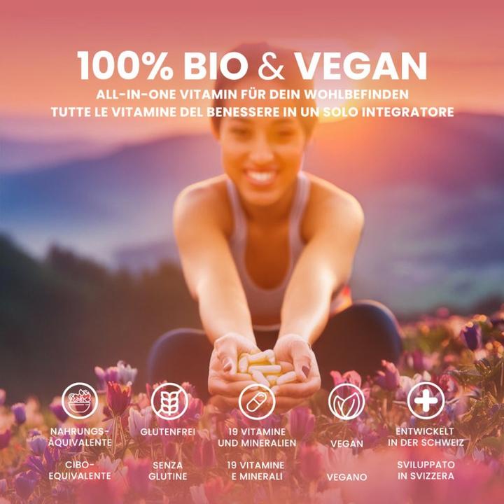 Immagine prodotto Energybalance Multivitaminico organico equivalente al cibo 500mg (60 Pezzo/i, Pillole, 500 g)