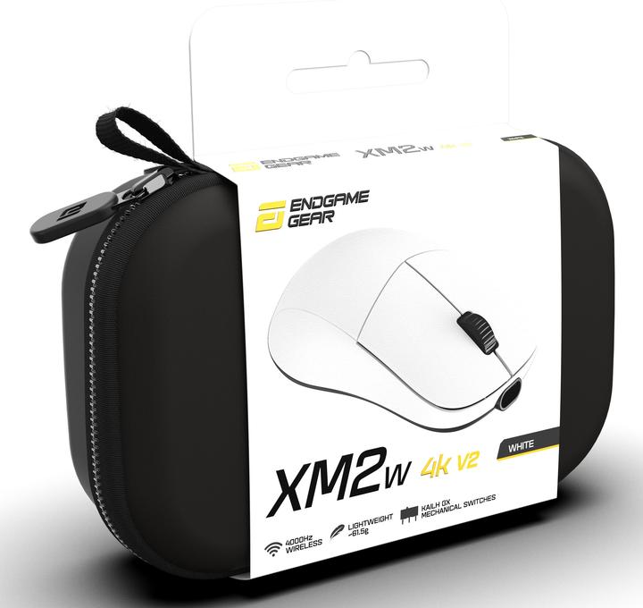 Produktbild Endgame Gear XM2w 4k (v2) - Wireless Gaming Mouse - White (Kabelgebunden, Kabellos)
