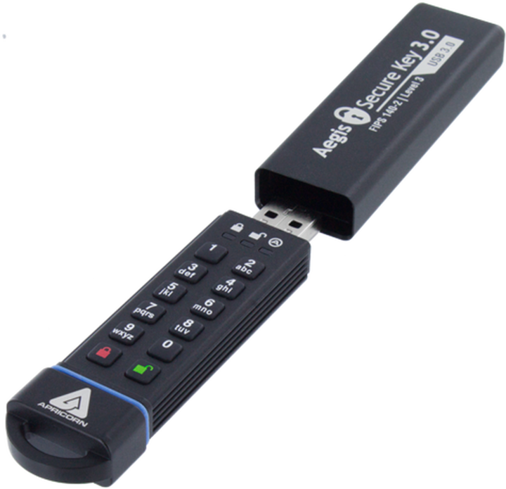 Actual product image Apricorn SecureKey (480 GB, USB-A, USB 3.0)