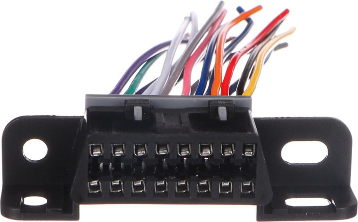 Actual product image Sixtol 16-pin OBD2 socket with 9 cm long connecting cables