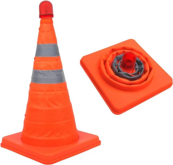 Produktbild ProPlus Sicherheitskegel faltbar LEDBeleuchtung