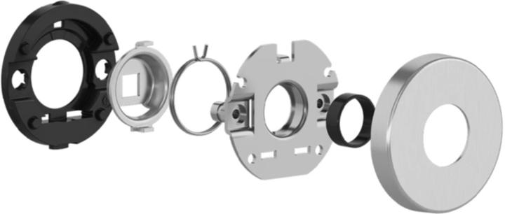 Produktbild Glutz Drückerrosetten innen/aussen glide/easyfix® 5620CN/CG (Türrosette)