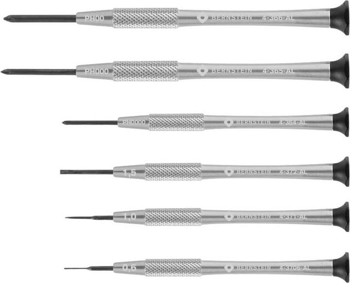 Bernstein Tools 4-360-E04 Watchmaker's screwdriver set 6 pieces