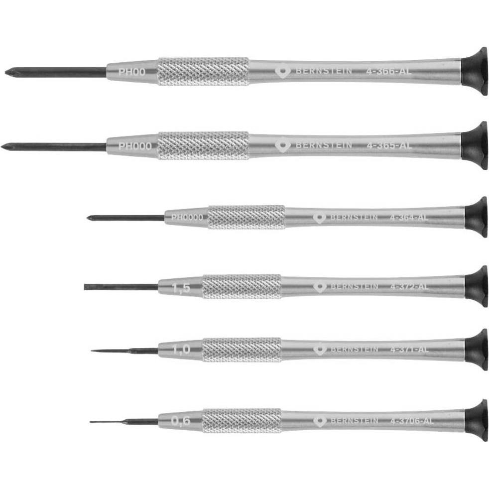 Thumbnail - Bernstein, Armbanduhr Zubehör, Tools 4-360-E04 Uhrmacher-Schraubendreher-Satz 6teilig, Schwarz