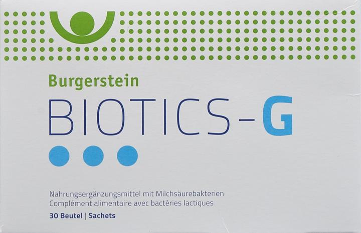 Actual product image Burgerstein Biotics-G (30 pcs., Sachet, 75 g)