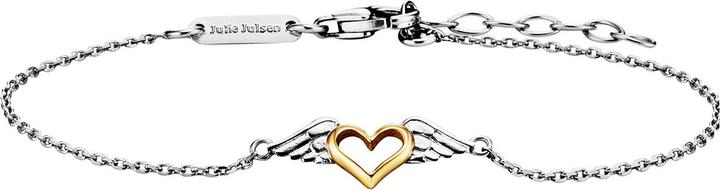 Immagine prodotto Julie Julsen Armband Heartwing (18.50 cm, Argento 925)