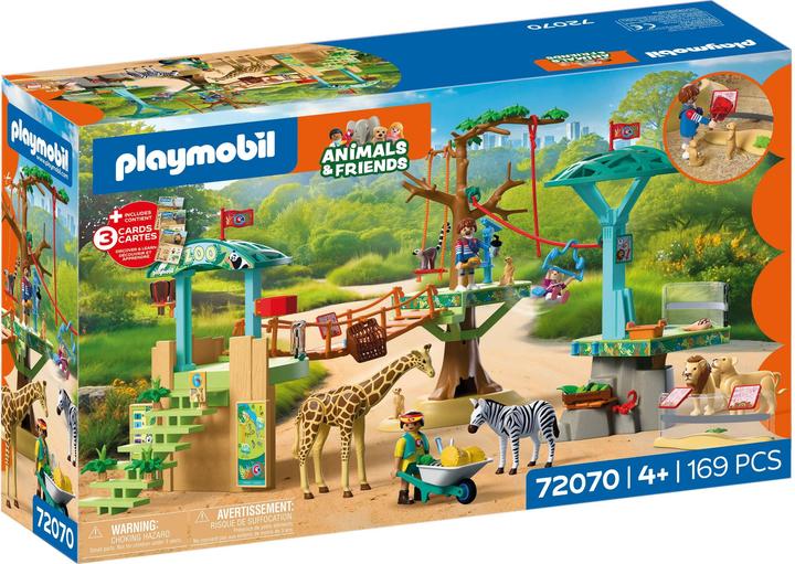 Playmobil Zoo: Parco di arrampicata Wilderness (72070, Playmobil Animali e Amici)