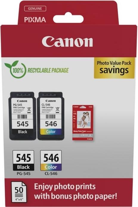 Actual product image Canon PG-545/CL-546 Ink Cartridge PVP