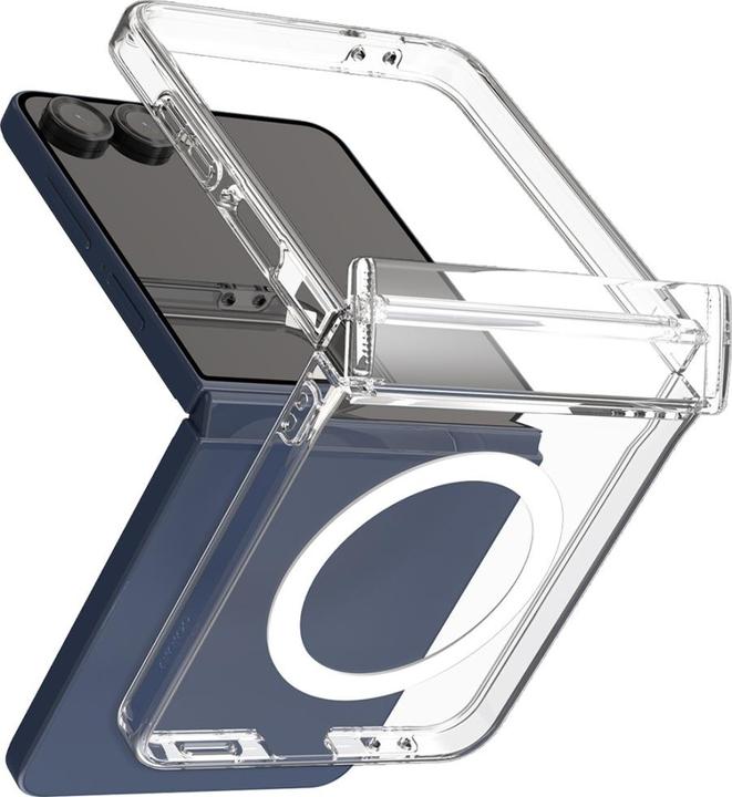 Actual product image Araree Case Duple 360 M MagSafe Qi2 for Samsung Galaxy Z Flip7 transparent (Samsung Galaxy Z Flip7)