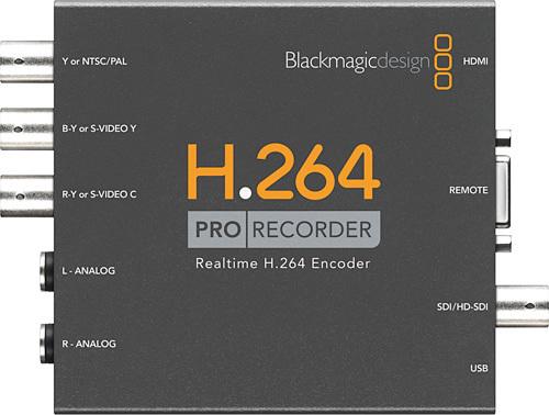 Blackmagic H.264 Pro Recorder (Analog -> Digital)