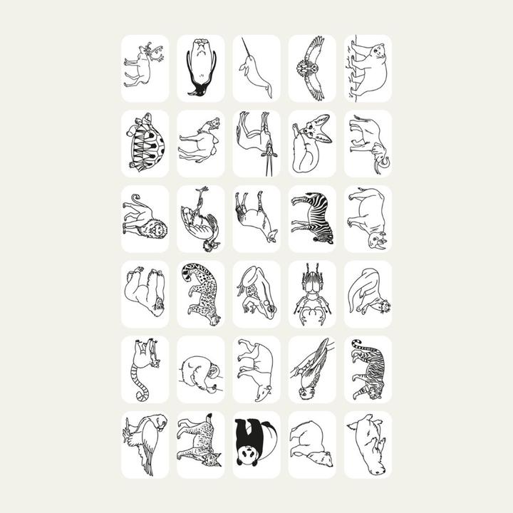 Actual product image Kidywolf Nachfüllpack Wilde Tiere und Piraten zu Designtafel