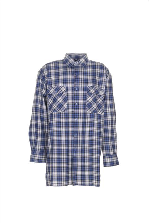 Immagine prodotto Planam Camicia di flanella 2001 1/1 a scacchi blu 39/40 41/42 (42)